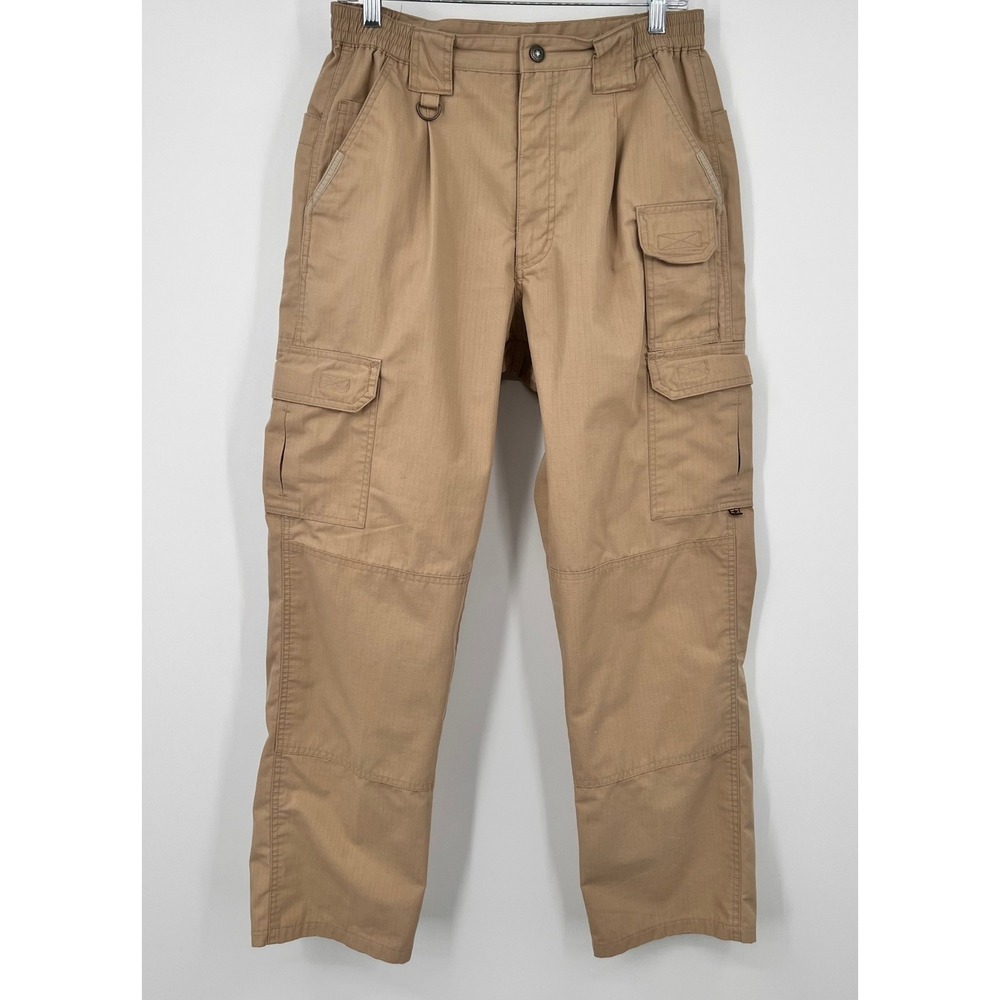 Propper Tactical Cargo Pants Mens 32x30 Khaki Ripstop Double Knee Work
